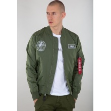 Alpha Industries Flight Jacket MA-1 TT Glow In The Dark Green Men